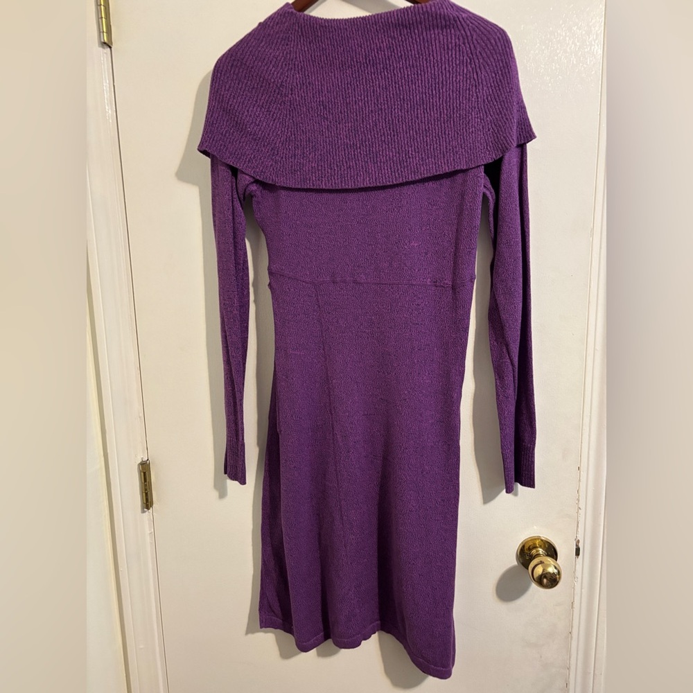EUC Athleta Sochi Cowl Neck Sweater Vest | Purple (raspberry) | Size Medium - Picture 10 of 14
